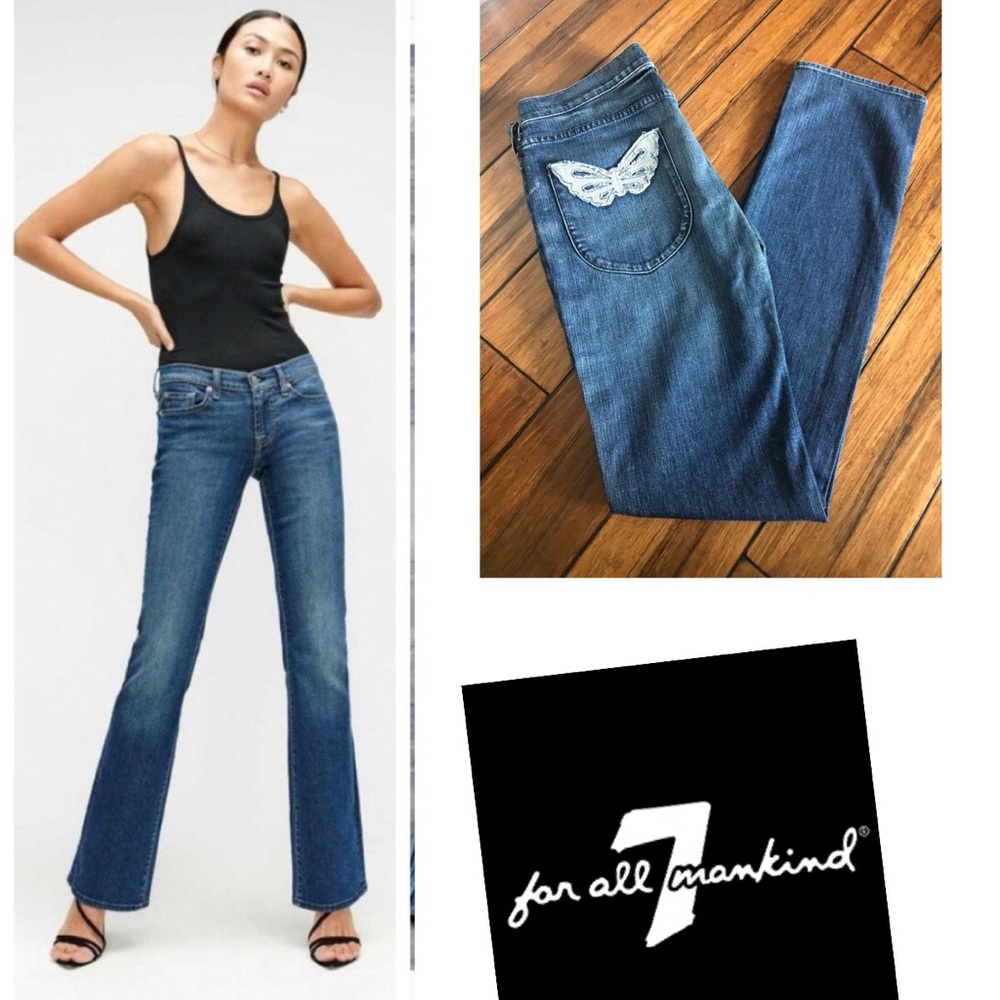 7 For all mankind jeans 👖 Butterfly pocket Jeans